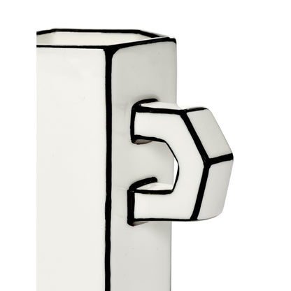 Carte Blanche Black and White Double Espresso Cup - Set of 4
