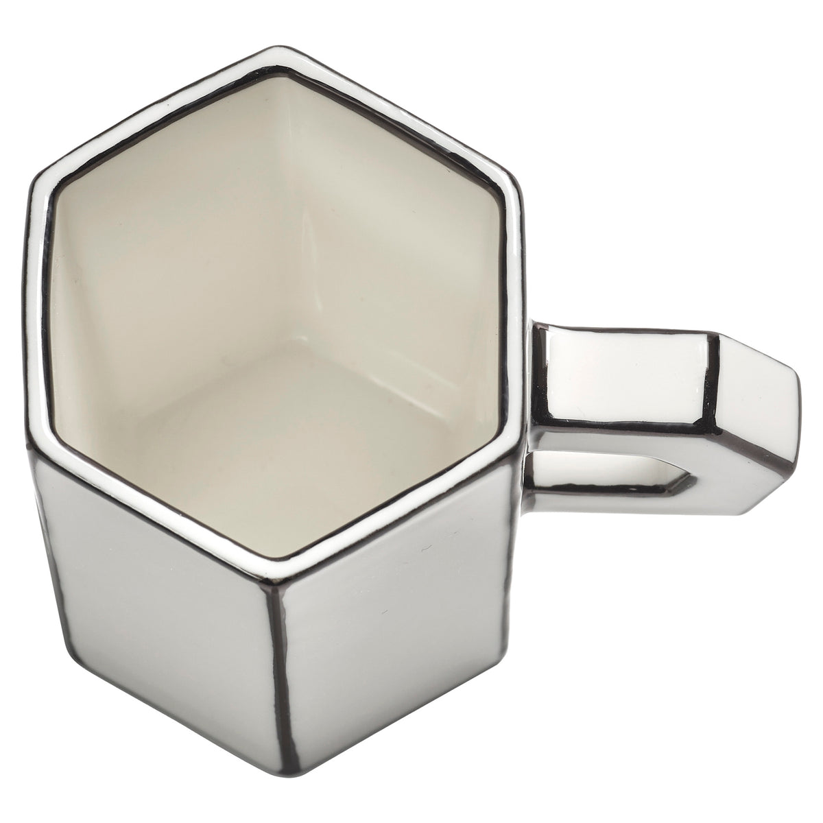 Carte Blanche Black and White Double Espresso Cup - Set of 4