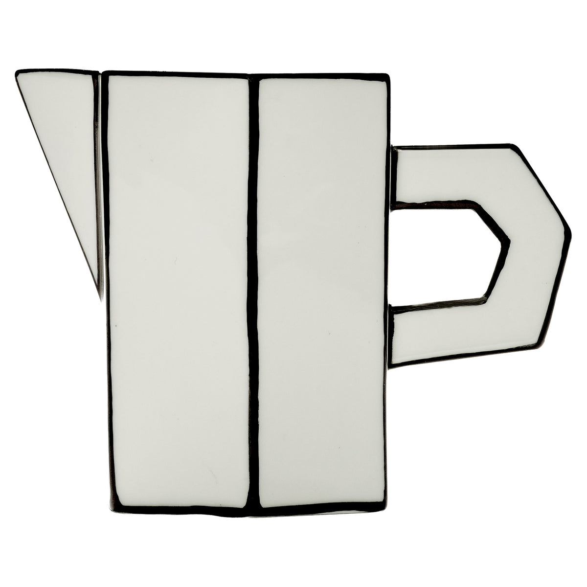 Carte Blanche Black and White Jug