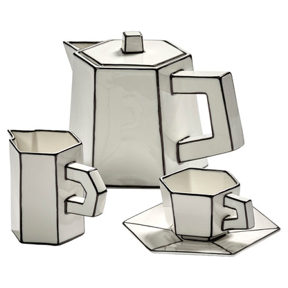 Carte Blanche Black and White Jug