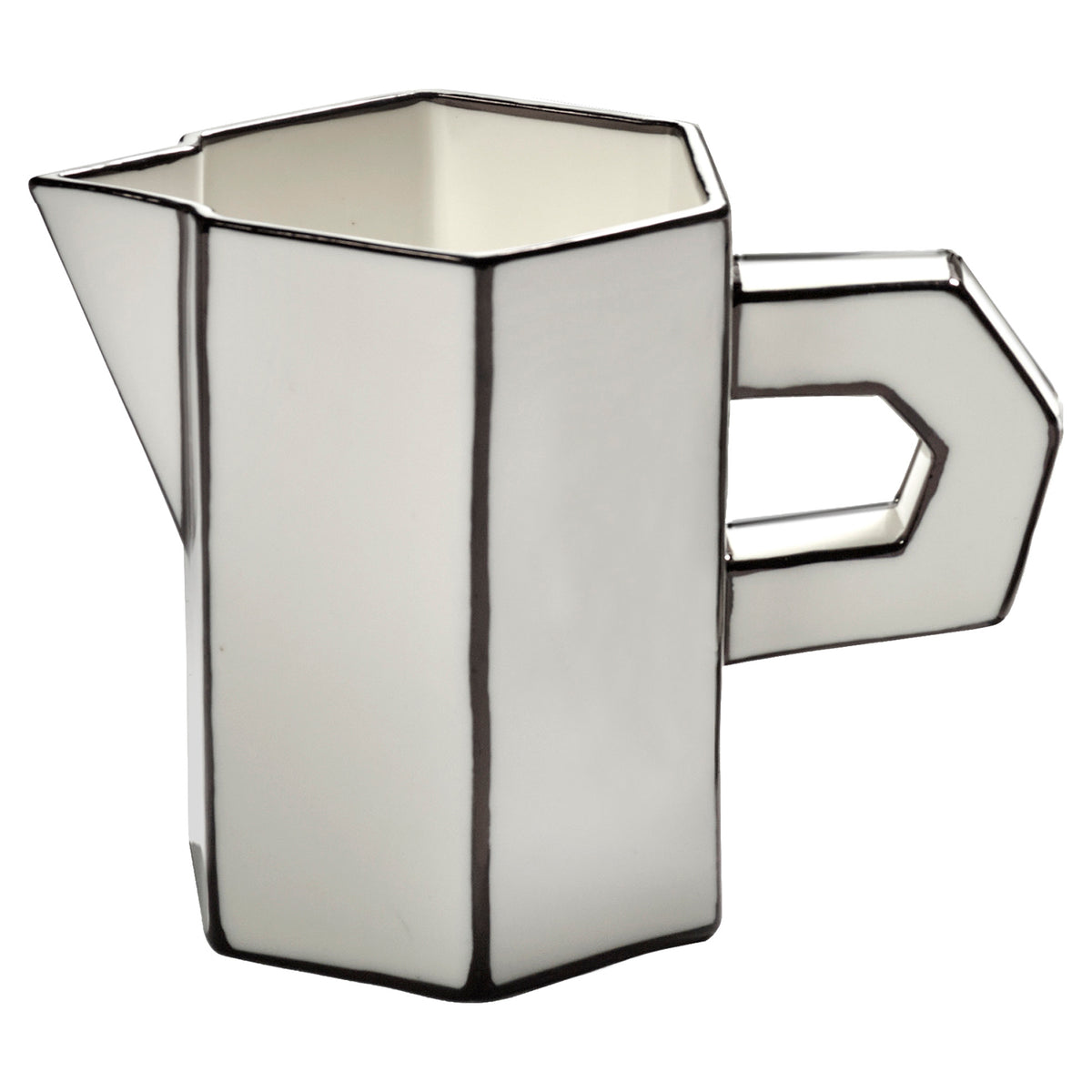 Carte Blanche Black and White Jug