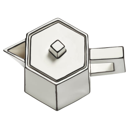 Carte Blanche Black and White Tea Pot