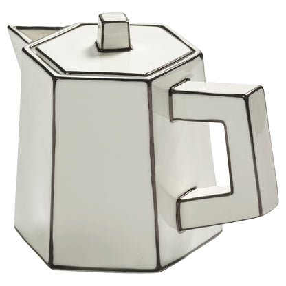 Carte Blanche Black and White Tea Pot