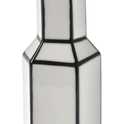 Carte Blanche Black and White Vase - Large
