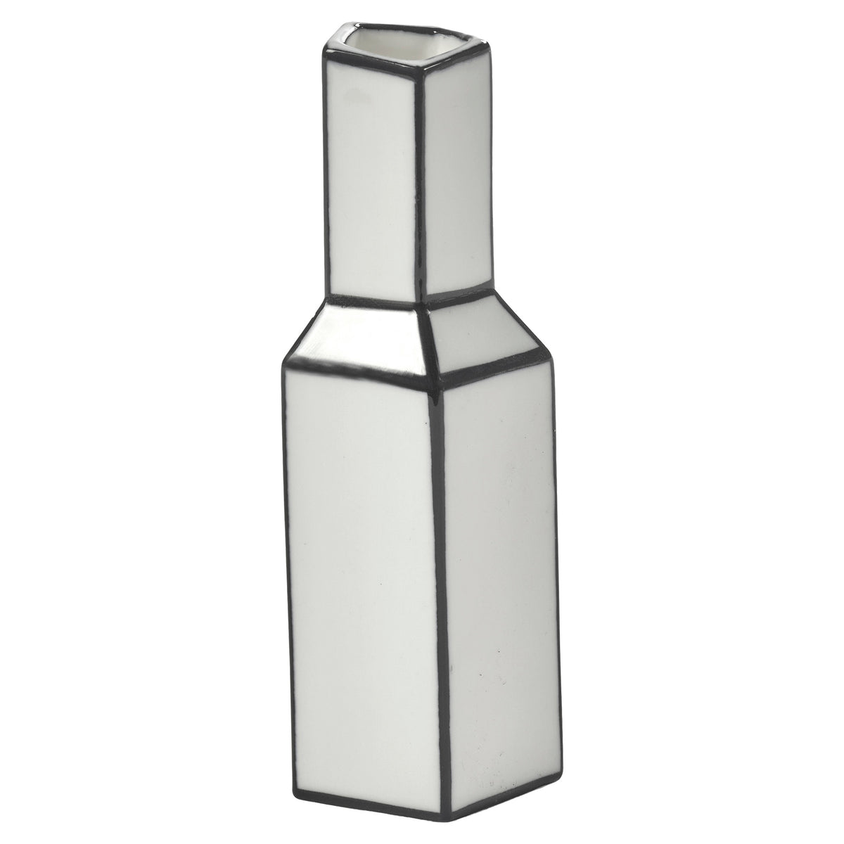 Carte Blanche Black and White Vase - Large