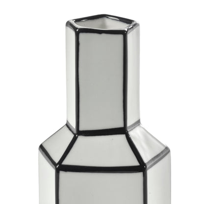 Carte Blanche Black and White Vase - Medium