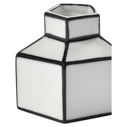 Carte Blanche Black and White Vase - Small