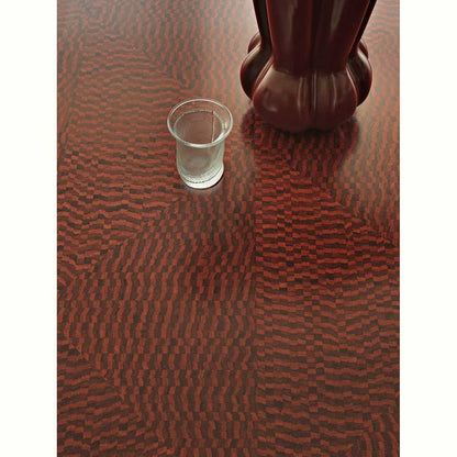 Caryllon Rectangular Dining Table - Inlay, Red