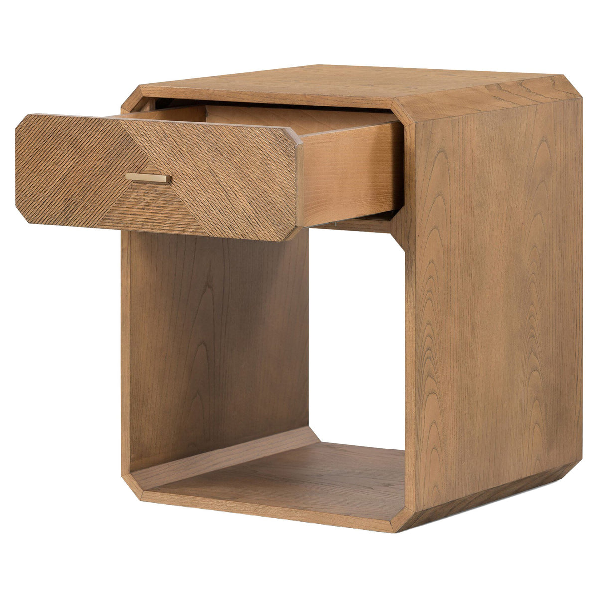 Caspian Nightstand - Natural Ash Veneer