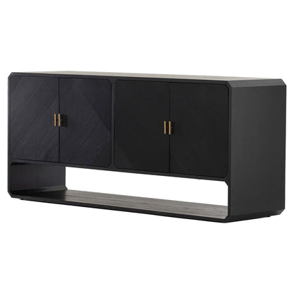 Caspian Sideboard - Black Ash Veneer
