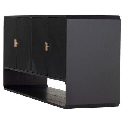 Caspian Sideboard - Black Ash Veneer
