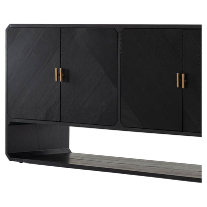 Caspian Sideboard - Black Ash Veneer