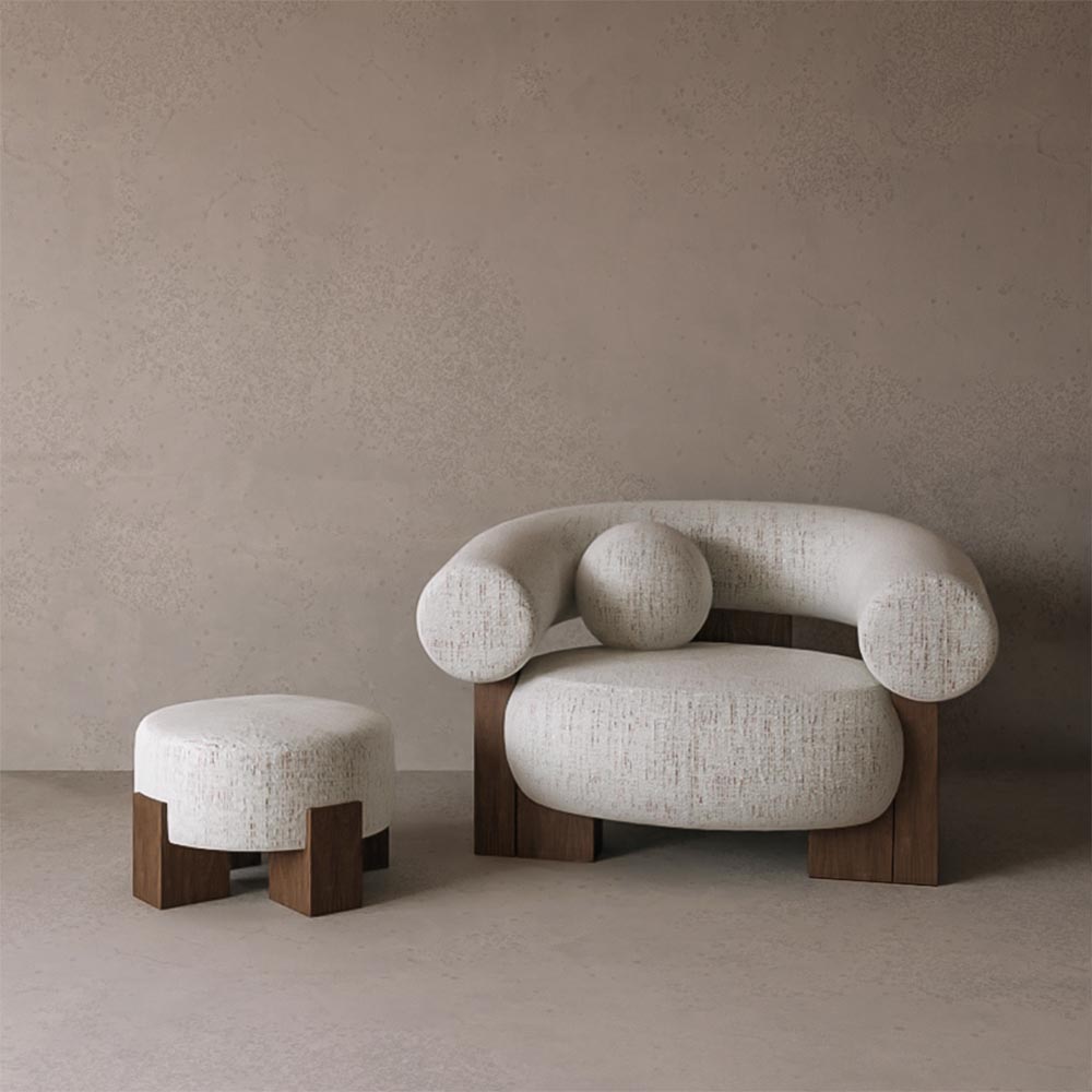 Cassette Armchair - Famiglia 49, Smoked Oak