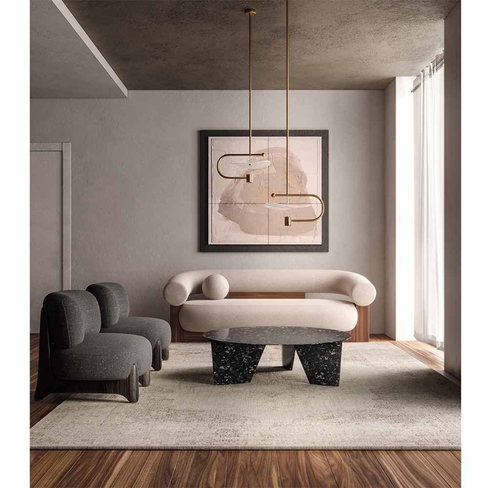 Cassette Sofa - Famiglia 49, Smoked Oak
