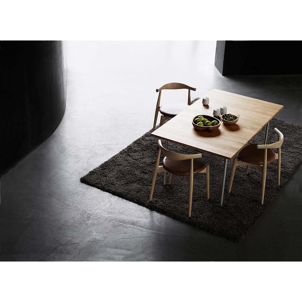 CH20 Elbow Dining Chair - Leather Thor 325, Oak Soap – Rouse Home