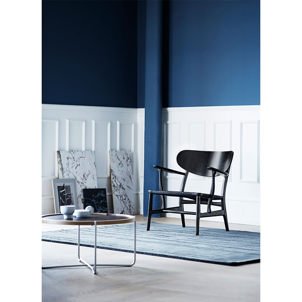 CH22 Lounge Chair - Black Oak