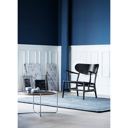 CH22 Lounge Chair - Black Oak