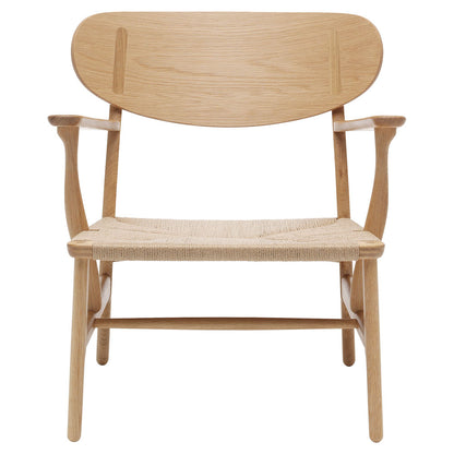 CH22 Lounge Chair - Oak