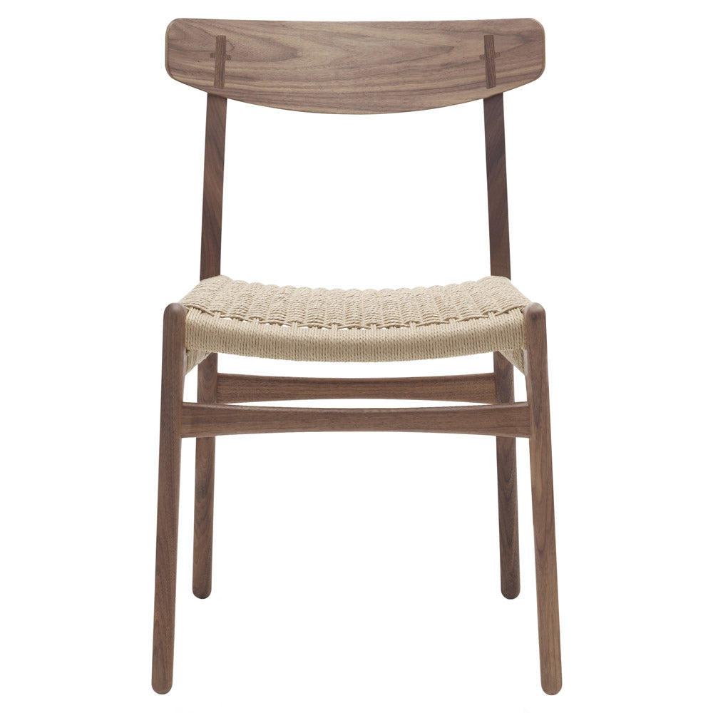 CH23 Dining Chair - Natural Paper Cord, Walnut Oil
