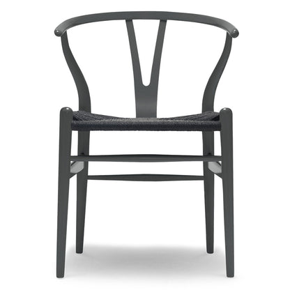 CH24 Wishbone Dining Chair - Anthracite Gray