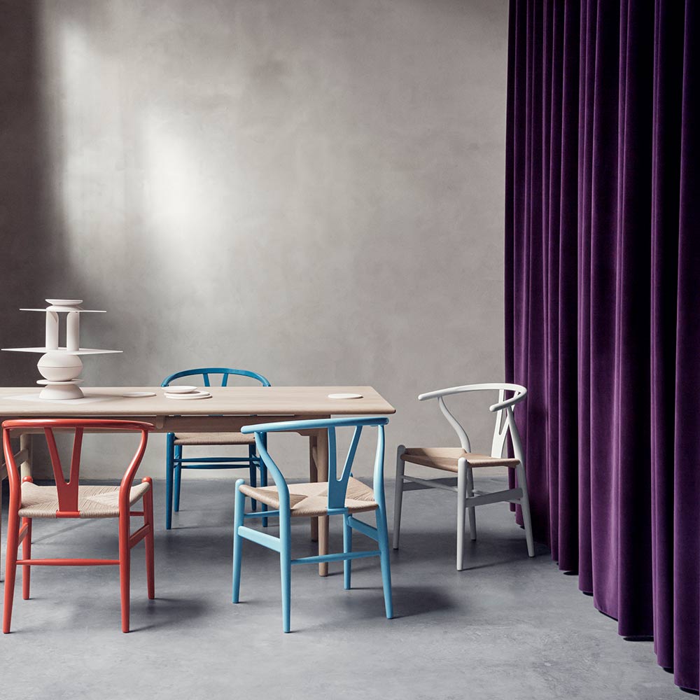 CH24 Wishbone Dining Chair - Anthracite Gray