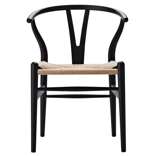 CH24 Wishbone Dining Chair - Black
