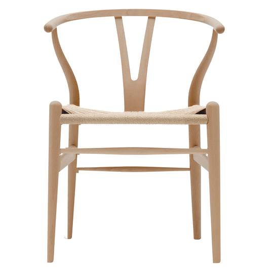 CH24 Wishbone Dining Chair - Natural Paper Cord, Beech Oil