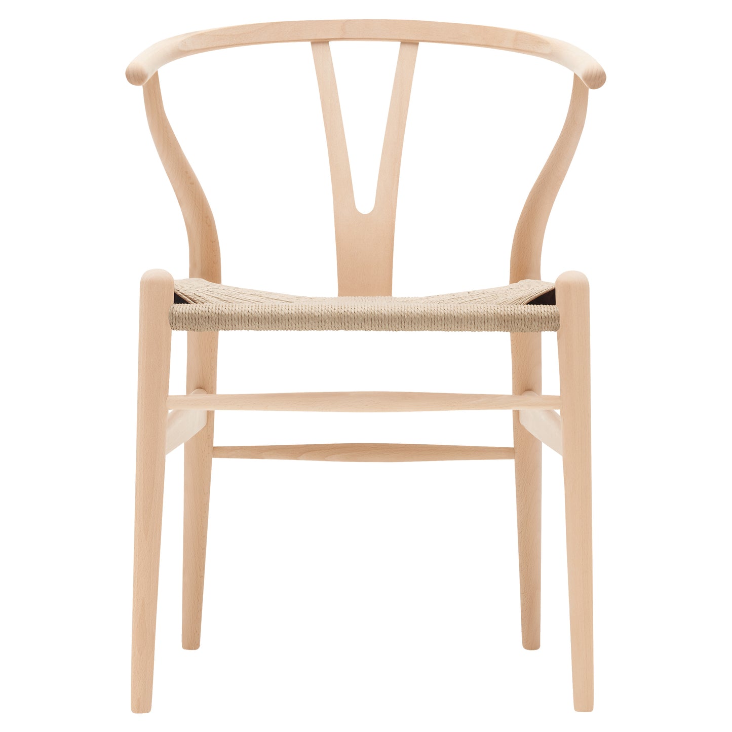 CH24 Wishbone Dining Chair - Natural Paper Cord, Beech Soap