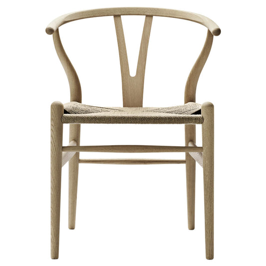 CH24 Wishbone Dining Chair - Natural Paper Cord, Oak