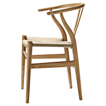 CH24 Wishbone Dining Chair - Natural Paper Cord, Oak Oil