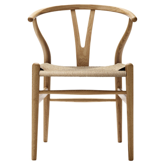CH24 Wishbone Dining Chair - Natural Paper Cord, Oak Oil