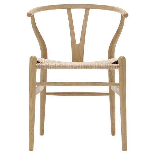 CH24 Wishbone Dining Chair - Natural Paper Cord, Oak Soap