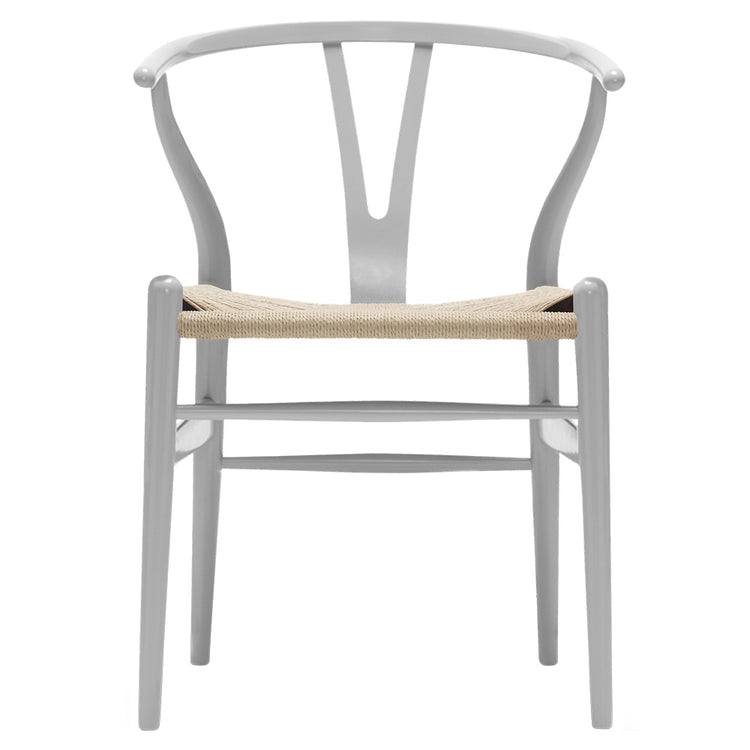 CH24 Wishbone Dining Chair - Silver Gray