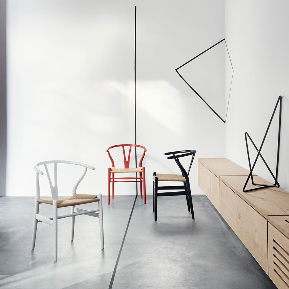 CH24 Wishbone Dining Chair - Silver Gray