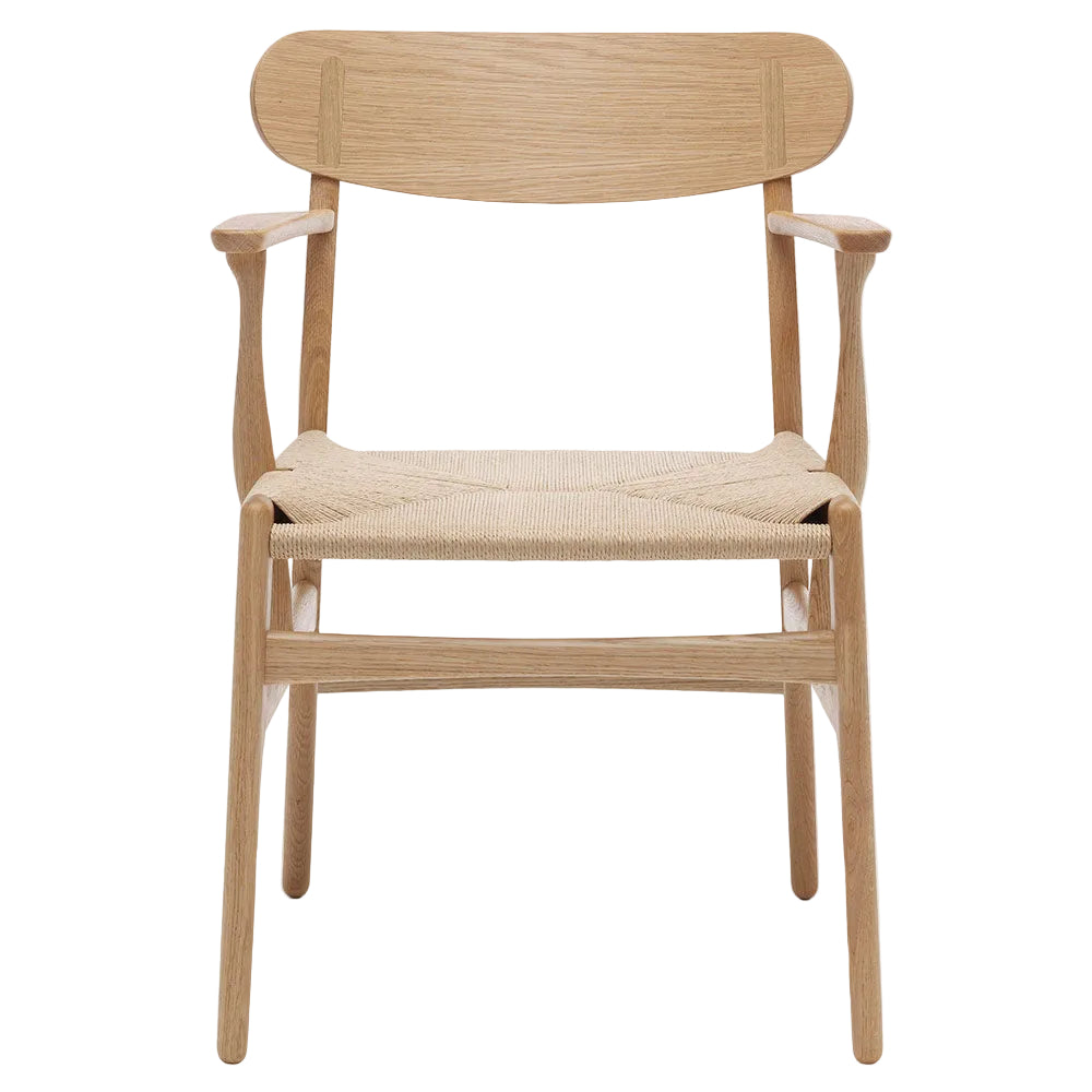 CH26 Dining Chair - Natural Paper Cord, Oak