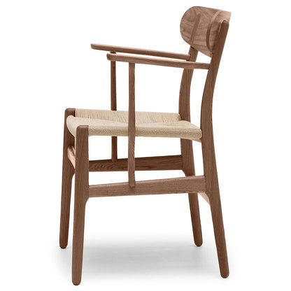 CH26 Dining Chair - Natural Paper Cord, Walnut