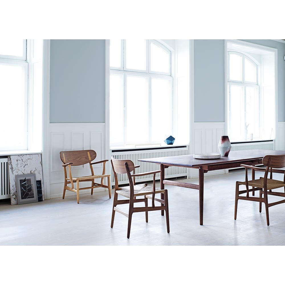 CH26 Dining Chair - Natural Paper Cord, Walnut
