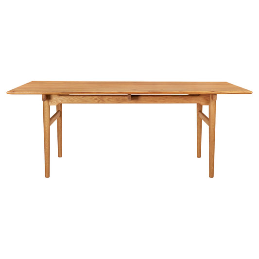 CH327 Dining Table - Teak, 74.8"