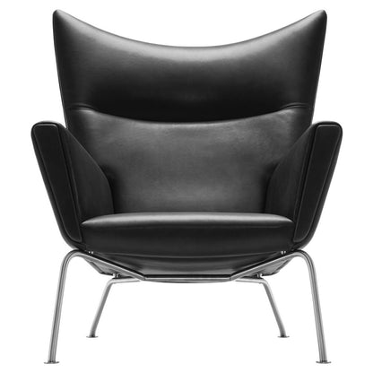 CH445 Wing Lounge Chair - Leather Loke 7150