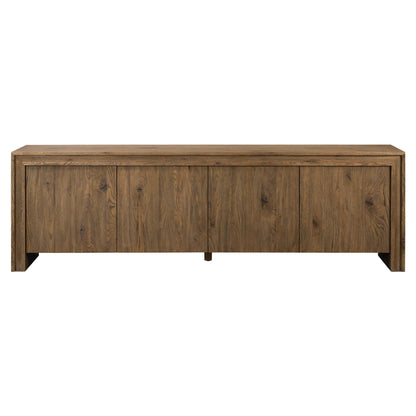 Chalmers Media Console - Weathered Oak Veneer