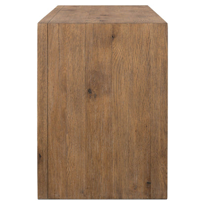 Chalmers Media Console - Weathered Oak Veneer