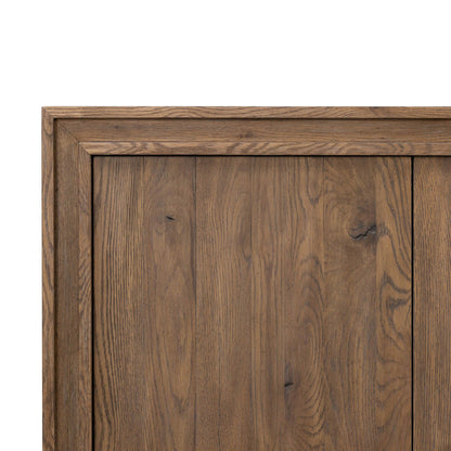 Chalmers Media Console - Weathered Oak Veneer