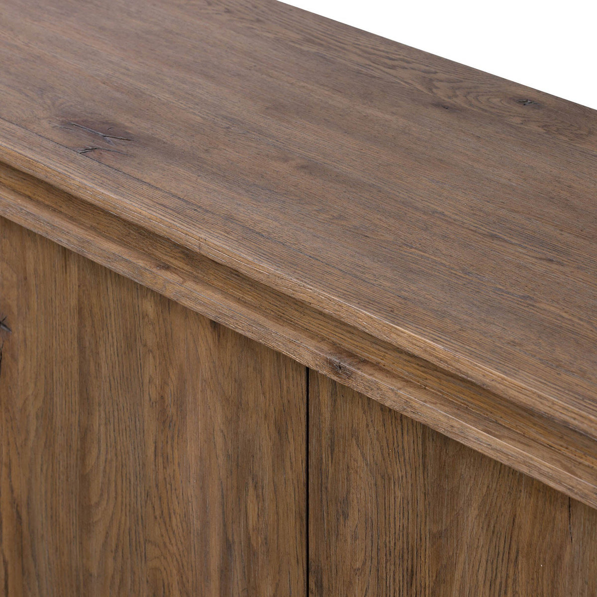 Chalmers Media Console - Weathered Oak Veneer
