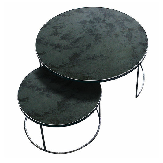 Charcoal Nesting Coffee Table Set-Heavy