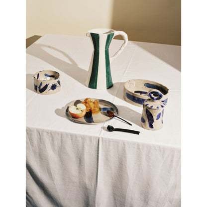 Charly Jug - Green and Beige