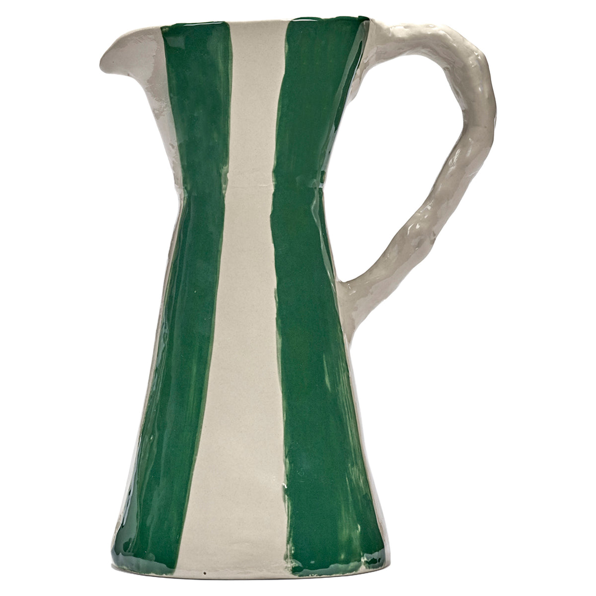 Charly Jug - Green and Beige