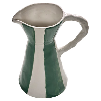 Charly Jug - Green and Beige
