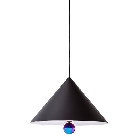 Cherry Large Pendant - Black, Rainbow