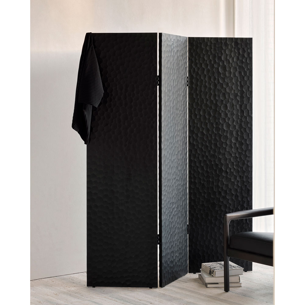 Chopped Room Divider - Black Mahogany