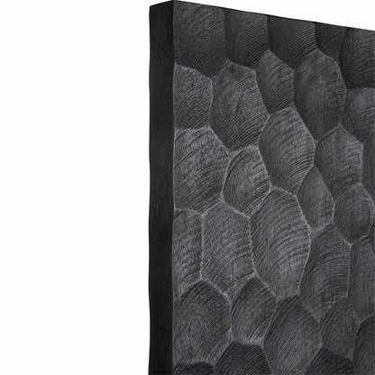 Chopped Room Divider - Black Mahogany